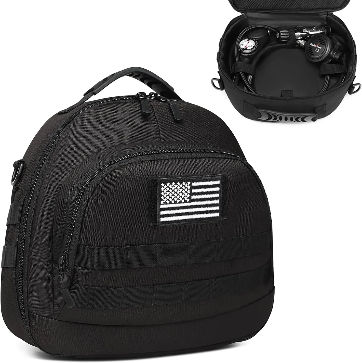 Scuba Regulator Bag - Tactical Style Diving Regulator Protective Bags Protecting and Storage Diving Gear with Adjustable Shoulder Strap