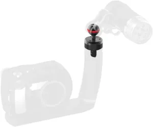 SeaLife Ball Joint Adapter for Flex-Connect, Connects Any Brand of Underwater Light That Uses a Standard 1”/25mm Ball Joint Mounting System