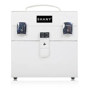 SHANY Color Matters - Makeup Travel Case Nail Accessories Organizer and Makeup Train Case - Makeup Storage Box - White Lily