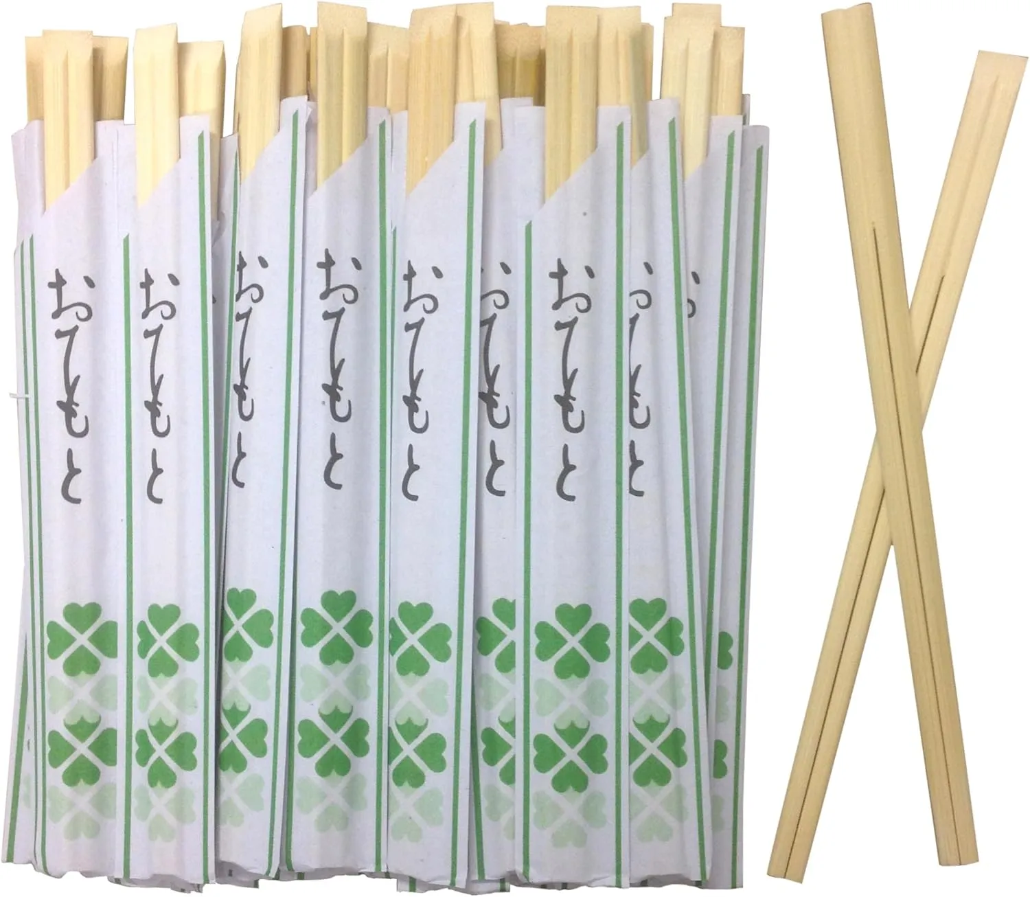 Shirakiku Individual Packed Disposable Wooden Chopsticks in Bags, 100 Pair