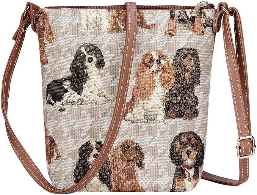Signare Tapestry Cross-body Satchel Bag/Lightweight Purse