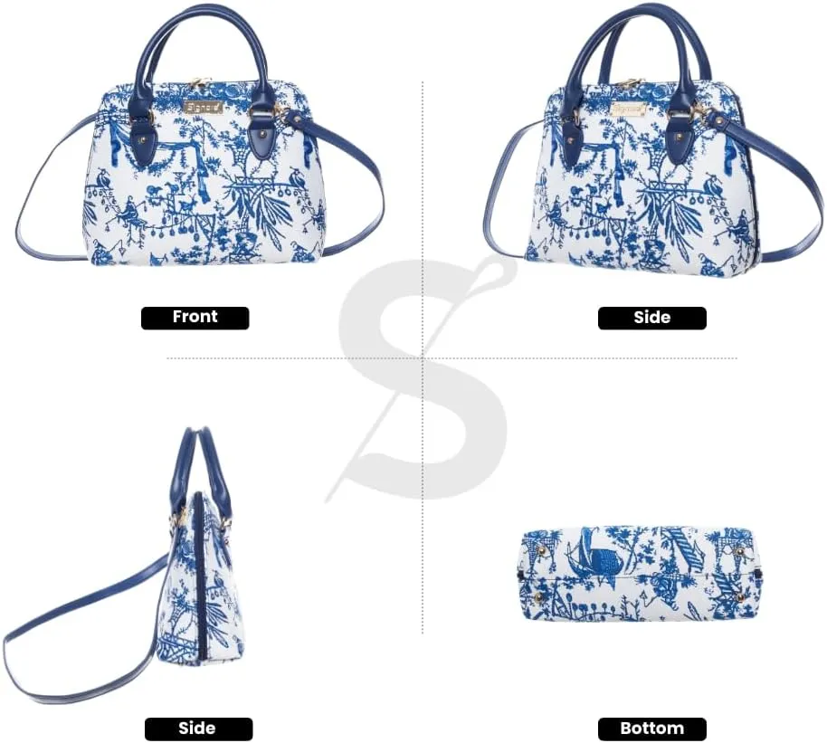 Signare Tapestry Hand & Shoulder Bag for Women |Fashionable Cross Body bag Purses for Woman |Satchel Bag for Women Girls Teen