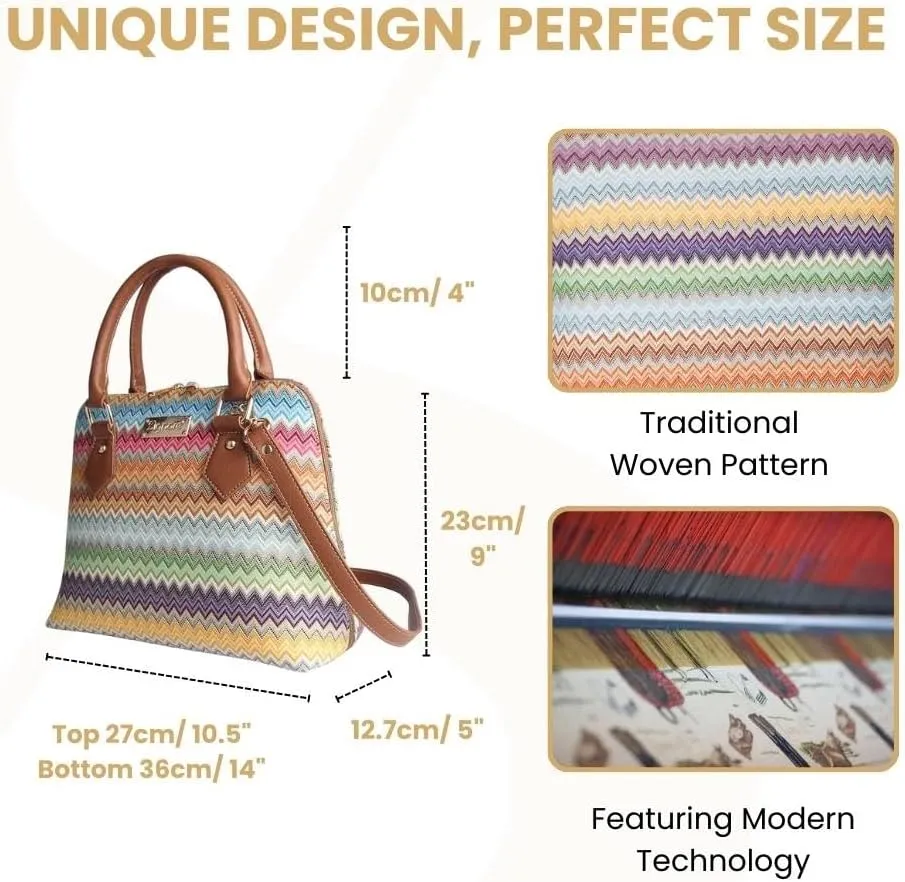 Signare Tapestry Hand & Shoulder Bag for Women |Fashionable Cross Body bag Purses for Woman |Satchel Bag for Women Girls Teen