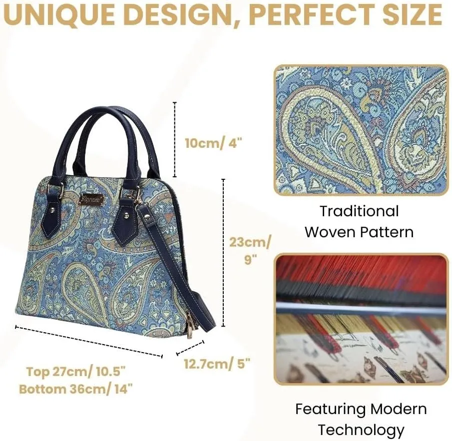 Signare Tapestry Hand & Shoulder Bag for Women |Fashionable Cross Body bag Purses for Woman |Satchel Bag for Women Girls Teen