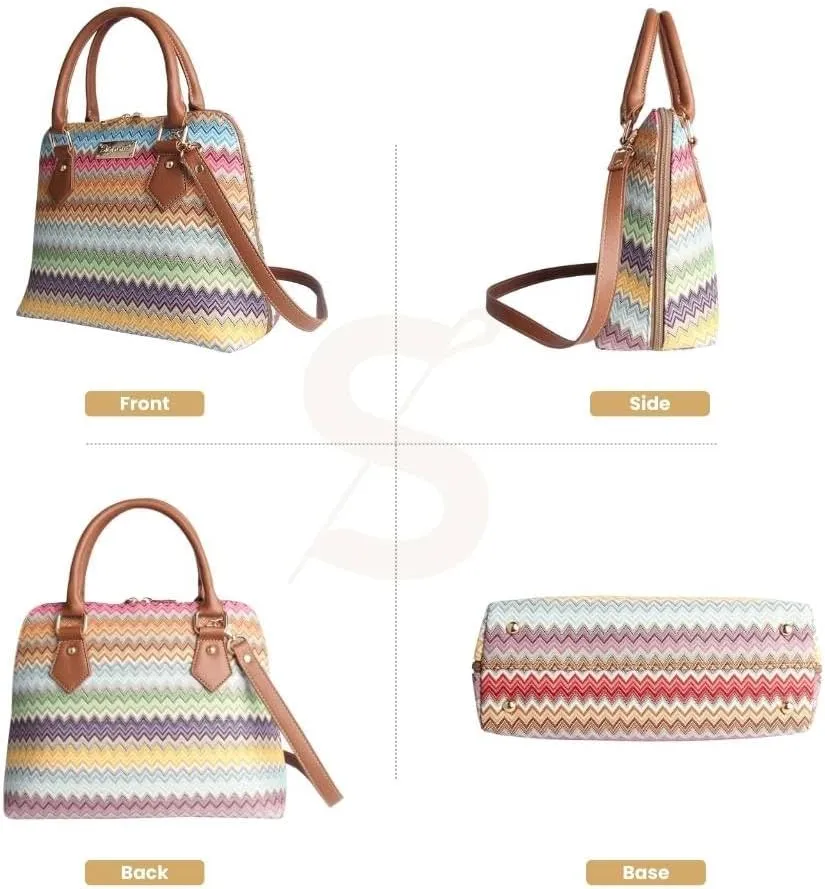 Signare Tapestry Hand & Shoulder Bag for Women |Fashionable Cross Body bag Purses for Woman |Satchel Bag for Women Girls Teen