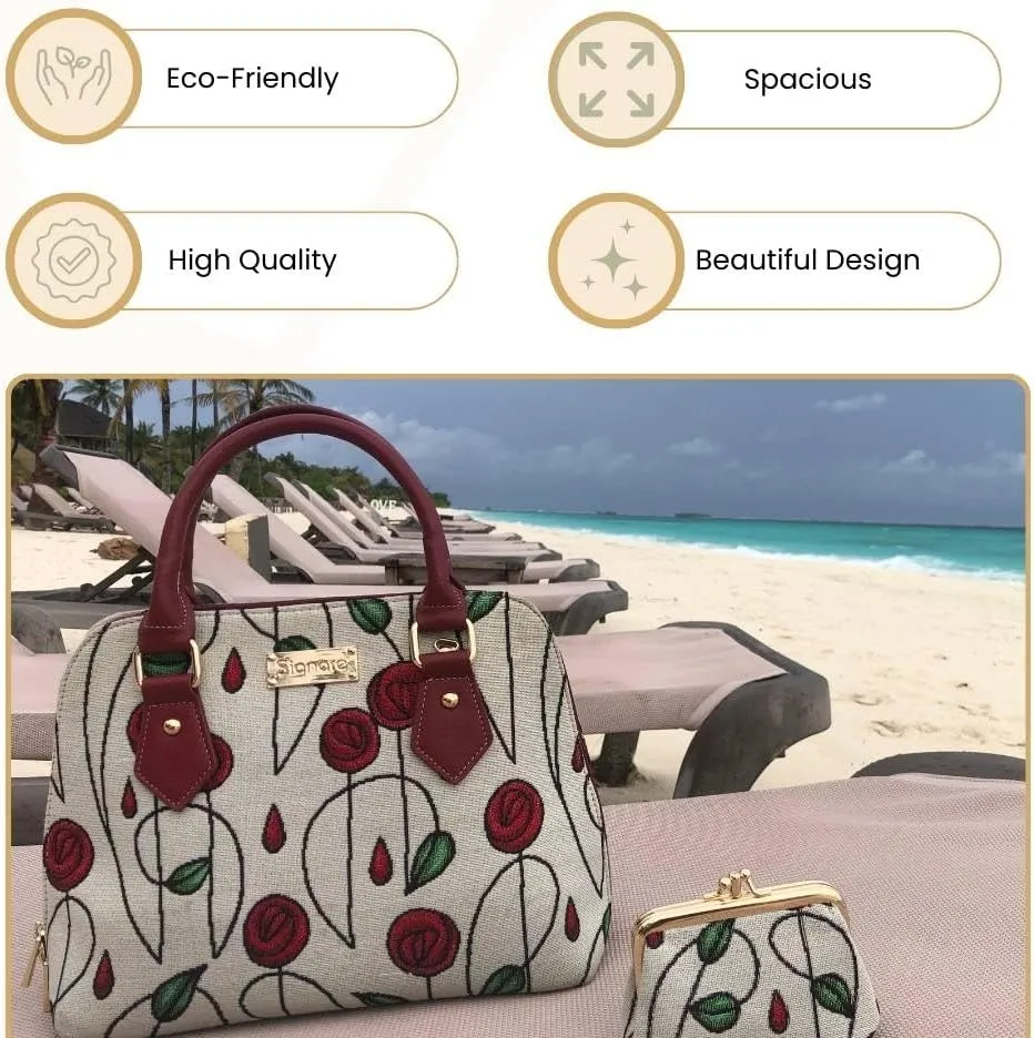 Signare Tapestry Hand & Shoulder Bag for Women |Fashionable Cross Body bag Purses for Woman |Satchel Bag for Women Girls Teen