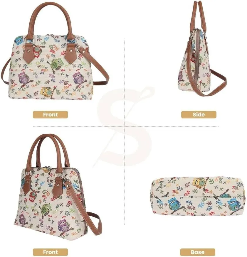 Signare Tapestry Hand & Shoulder Bag for Women |Fashionable Cross Body bag Purses for Woman |Satchel Bag for Women Girls Teen