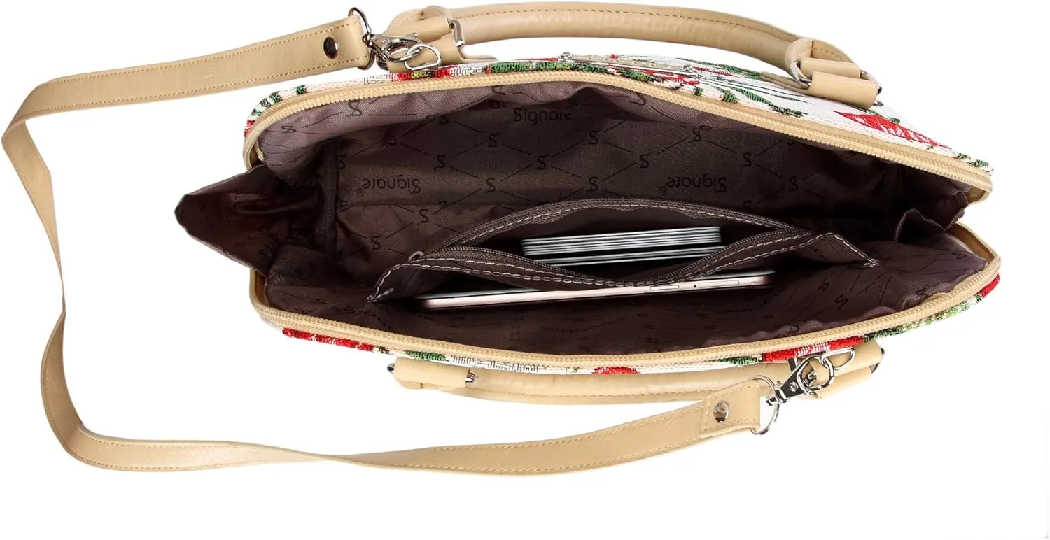 Signare Tapestry Hand & Shoulder Bag for Women |Fashionable Cross Body bag Purses for Woman |Satchel Bag for Women Girls Teen