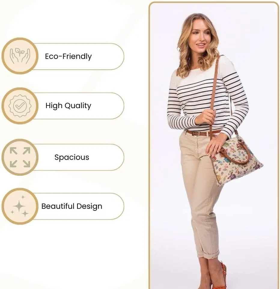 Signare Tapestry Hand & Shoulder Bag for Women |Fashionable Cross Body bag Purses for Woman |Satchel Bag for Women Girls Teen