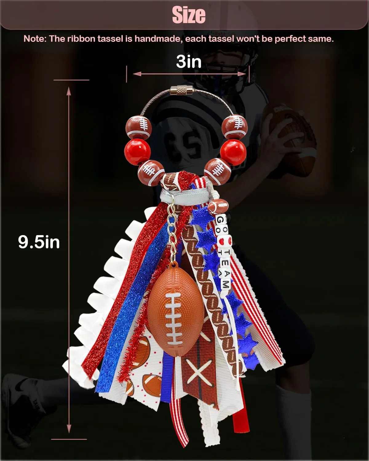 Simply Southern Ball Sports Charm Bogg Bag Accessories, Ribbon & Beach Tote