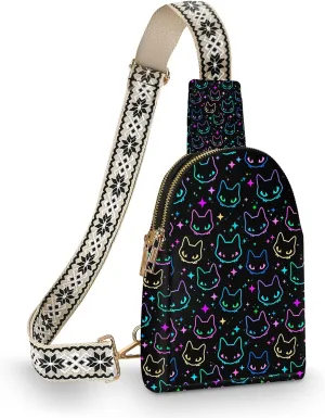 Small Leather Sling Bag for Women Cell Phone Purse Crossbody Bag Casual Outdoor Shopping Waterproof Adjustable Strap