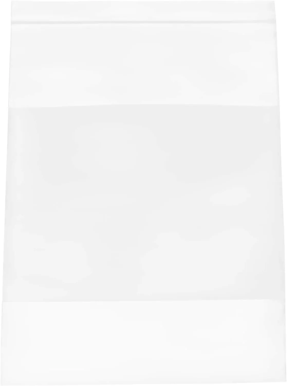 Small Plastic Bag, Resealable White Block Bags, Clear, 3 x 4 Inch, 2 Mil, 1000 Pack