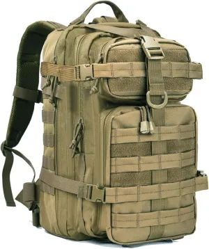 Small Tactical Backpack Military Daypack - 30L Backpack for Men Molle Assault Pack Bug Out Bag for Hiking Camping Travel Army Hunting Rucksack Trekking (Green)