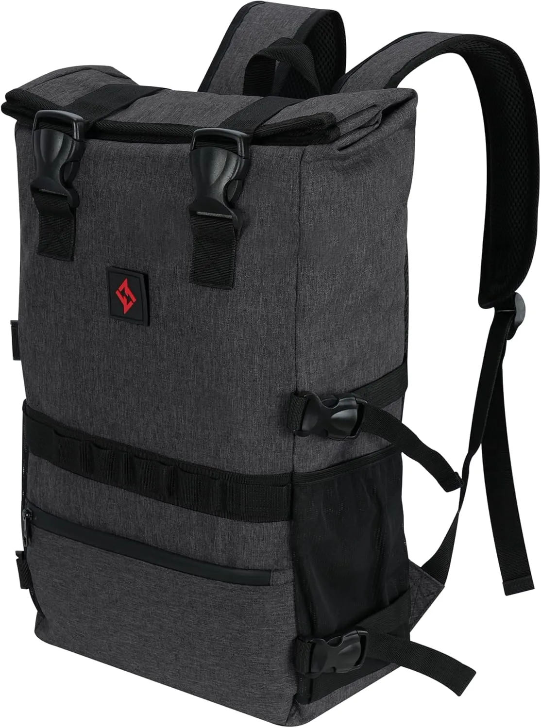 Smell Proof Backpack with Lock Smell Proof Bags Daypack Travel Backpack with Combination Lock Casual Daypacks Expandable Black