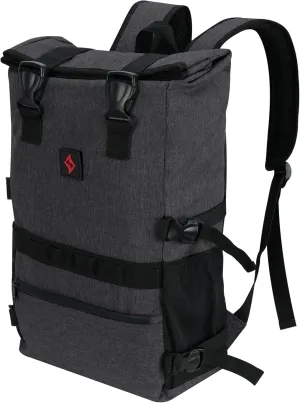 Smell Proof Backpack with Lock Smell Proof Bags Daypack Travel Backpack with Combination Lock Casual Daypacks Expandable Black