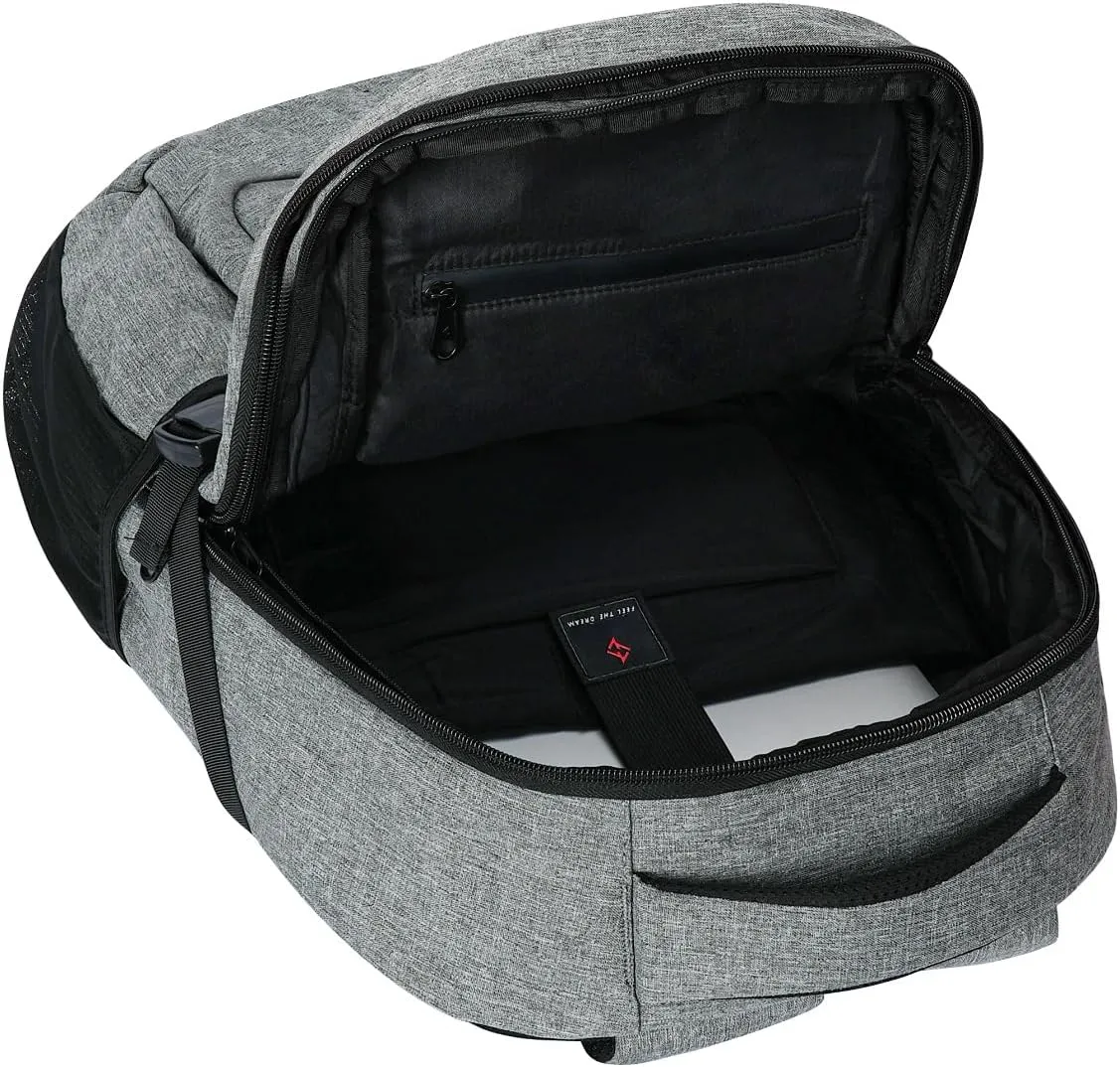 Smell Proof Bags with Lock Odor Proof Backpack Daypack Stash Bookbag with Combination Lock Travel Casual Daypacks Gray