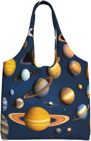 Solar System Planets Shoulder bag - convenient to carry, suitable for shopping, work and study
