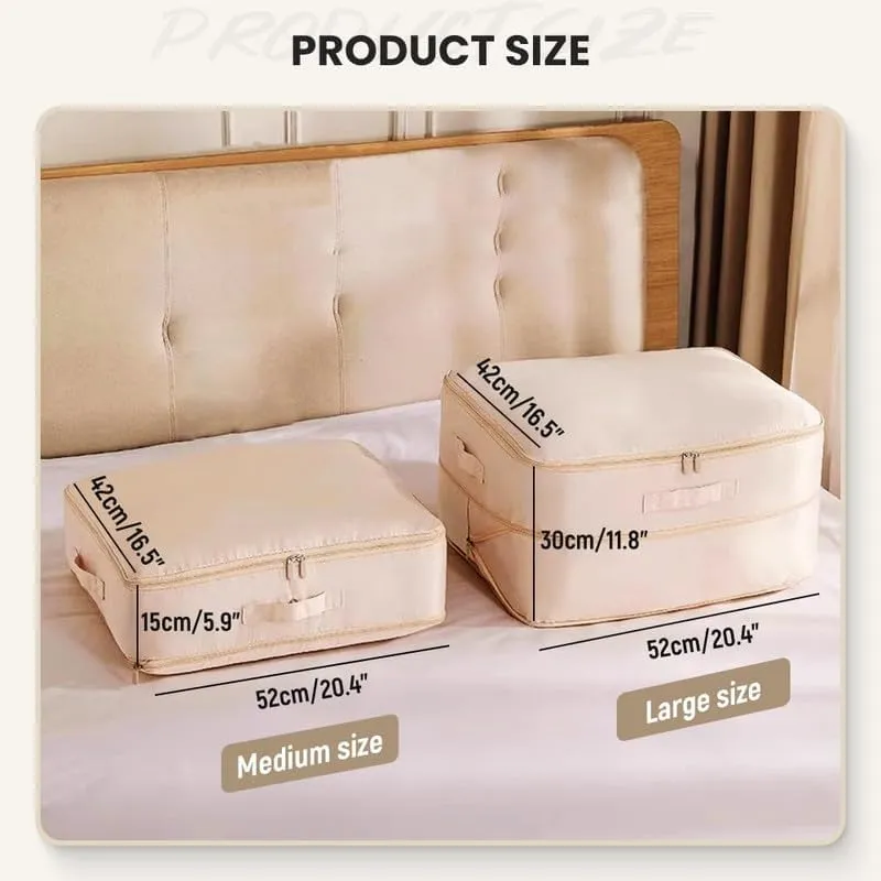 Space Saving Self Compression Organizer,2024 New Compression Duvet Storage Bag Large Capacity,Self Compression Moving Organizer Bags Heavy Duty Moving Bags for Comforters