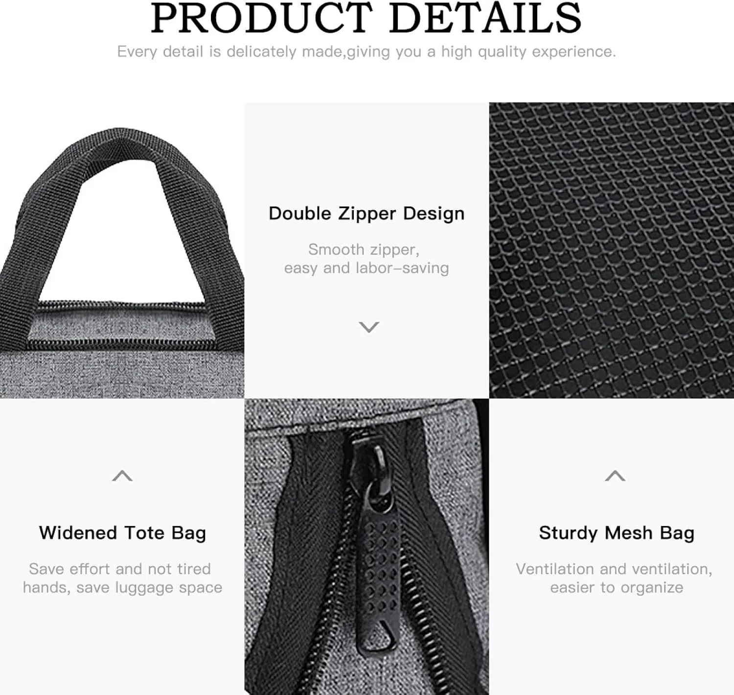 Spider Web Shoe Bag for Travel,Creepy Scary Dangerous Spider, Shoe Organizer Bag Holds 1 Pair of Shoe Travel Accessories Suitcase Organize,Grey