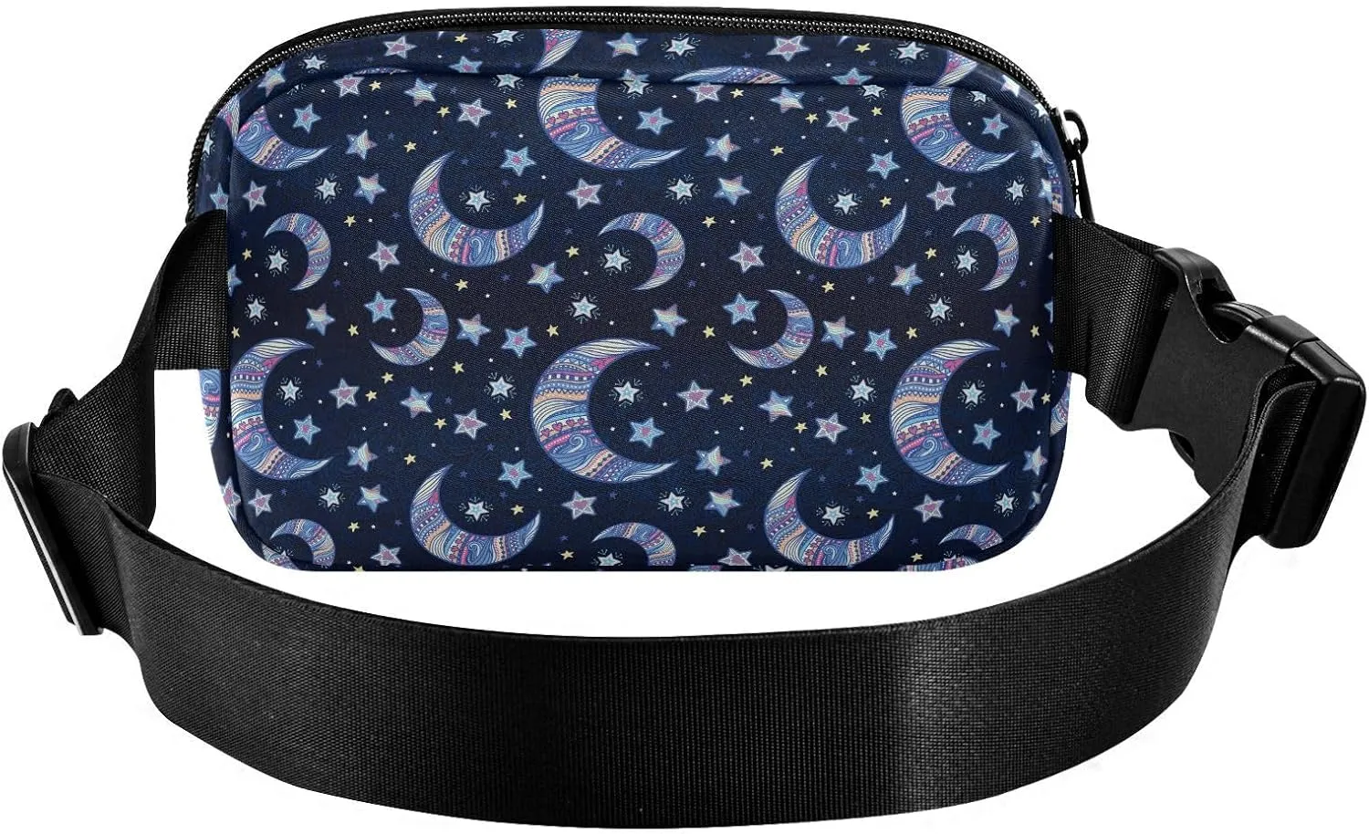 Star and Moon Fanny Pack for Women Men Belt Bag Unisex Waterproof Adjustable Strap Waist Pouch Presents Casual Cycling Running