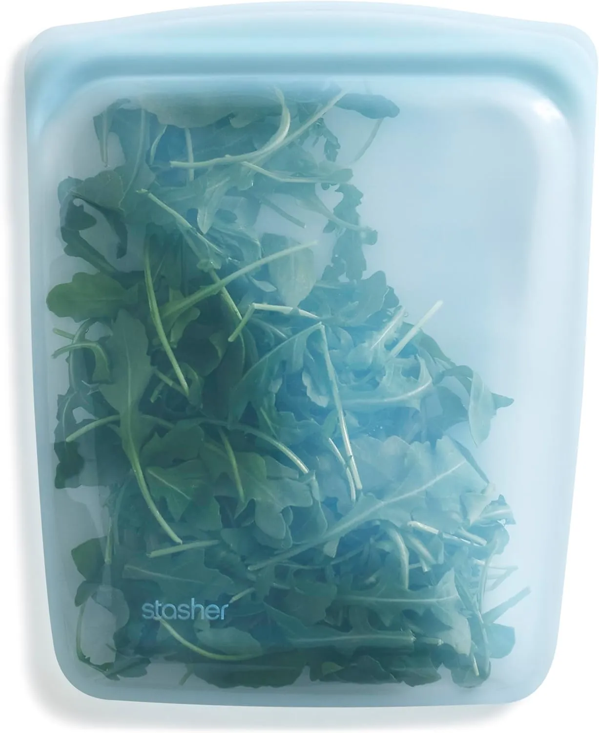 Stasher Premium Silicone Reusable Food Storage Half Gallon Bag, Tide Pool | Microwave, Sous Vide, Dishwasher, Oven and Freezer Safe | BPA Free, Leak-free, Eco-friendly, 64 Oz