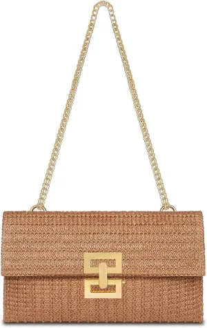 Straw Clutch Purse for Women Designer Evening Handbag Summer Beach Shoulder Crossbody Bag