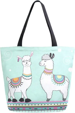 Stylish Funny Pattern Extra Large Shoulder Tote Bag for Beach Travel Weekender Gym Grocery Shopping