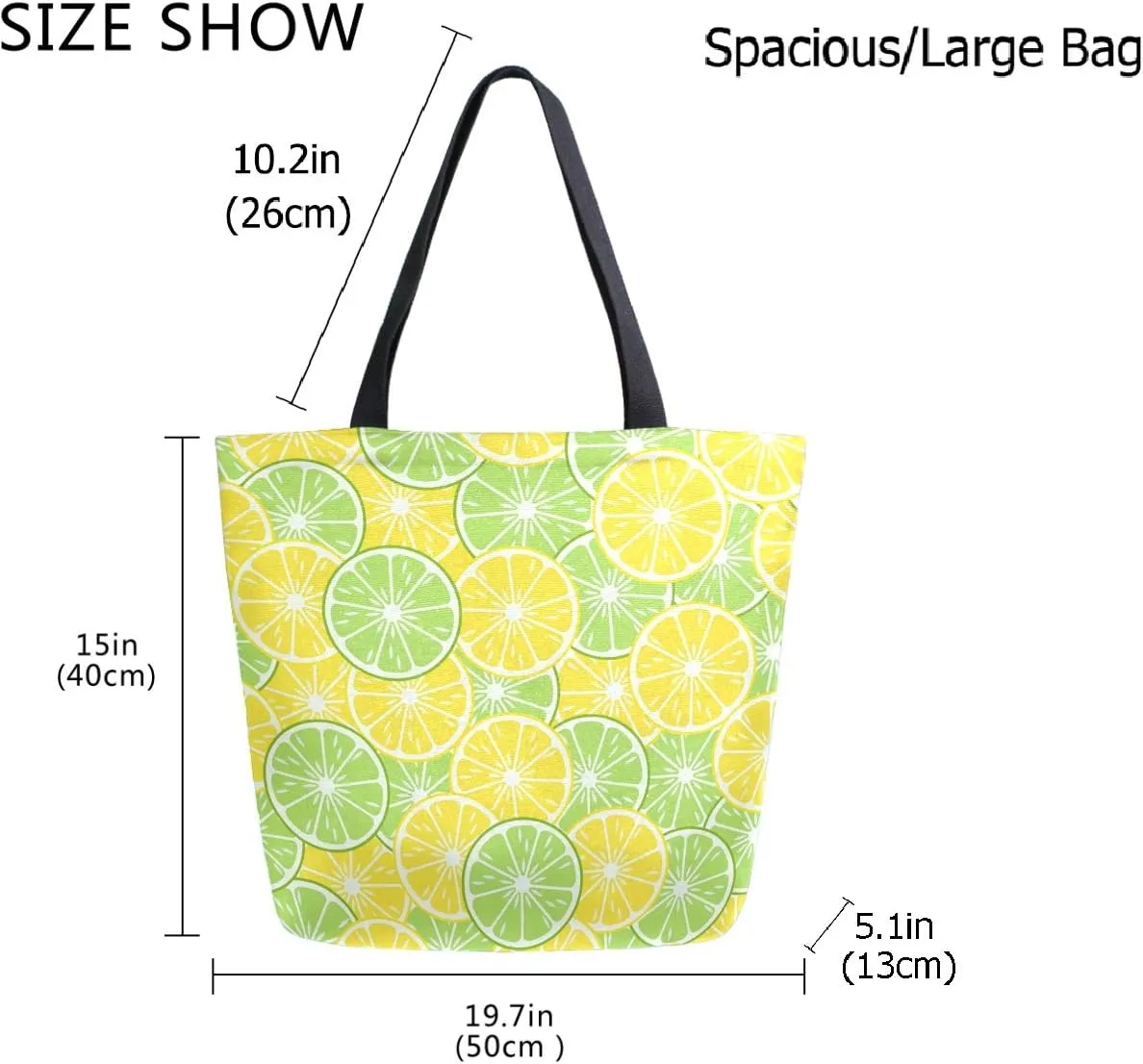 Stylish Print Extra Large Shoulder Tote Bag for Beach Travel Weekender Gym Grocery Shopping
