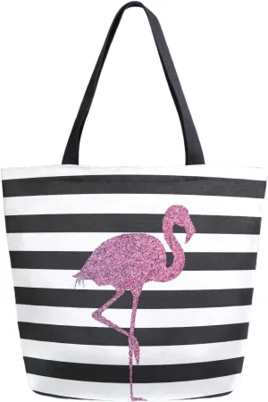 Stylish Print Extra Large Shoulder Tote Bag for Beach Travel Weekender Gym Grocery Shopping