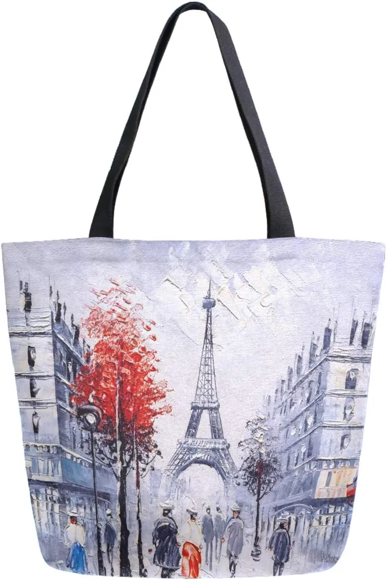 Stylish Print Extra Large Shoulder Tote Bag for Beach Travel Weekender Gym Grocery Shopping…