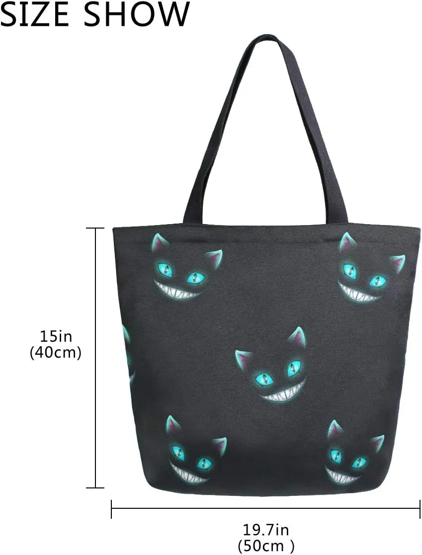 Stylish Print Extra Large Shoulder Tote Bag for Beach Travel Weekender Gym Grocery Shopping…