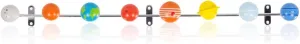 SUCK UK Solar System Coat Hooks - Decorative Wall Mounted Wooden Hanging Rack
