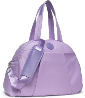 SUNNY BIRD Gym Duffel Bag for Women, Weekender Overnight Bag for Travel (Lilac)