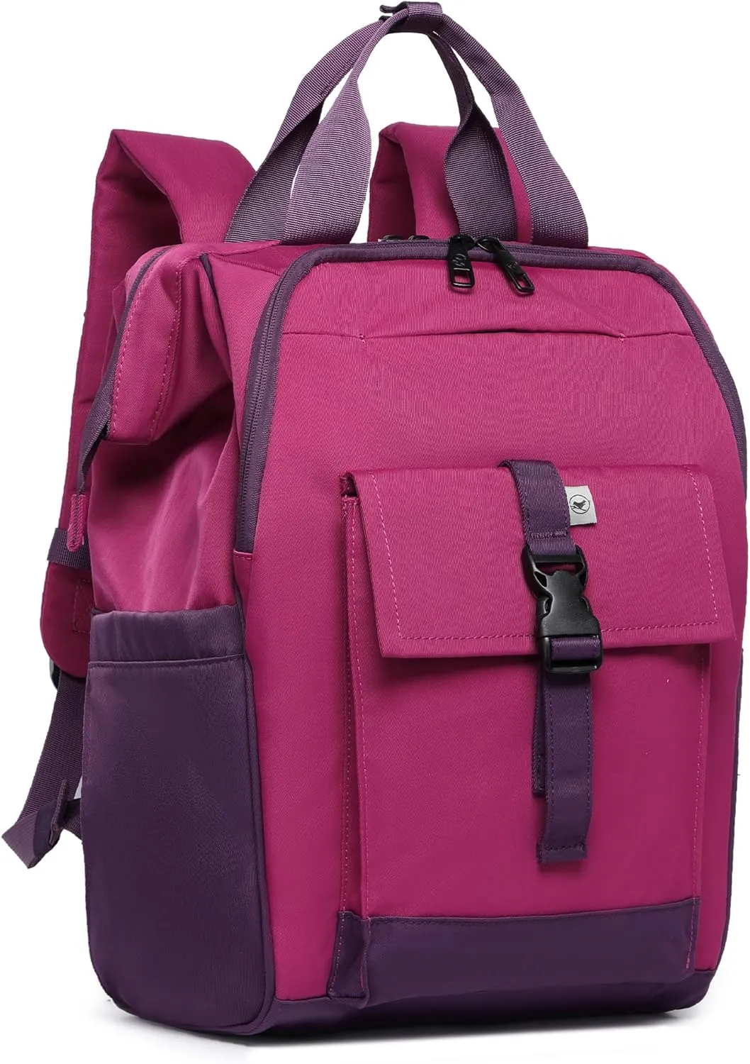 SUNNY BIRD Laptop Backpack, 15.6 Inch Laptop Work Bag, Wide Open Casual Daypack for Women, Men and Adult (Purple)