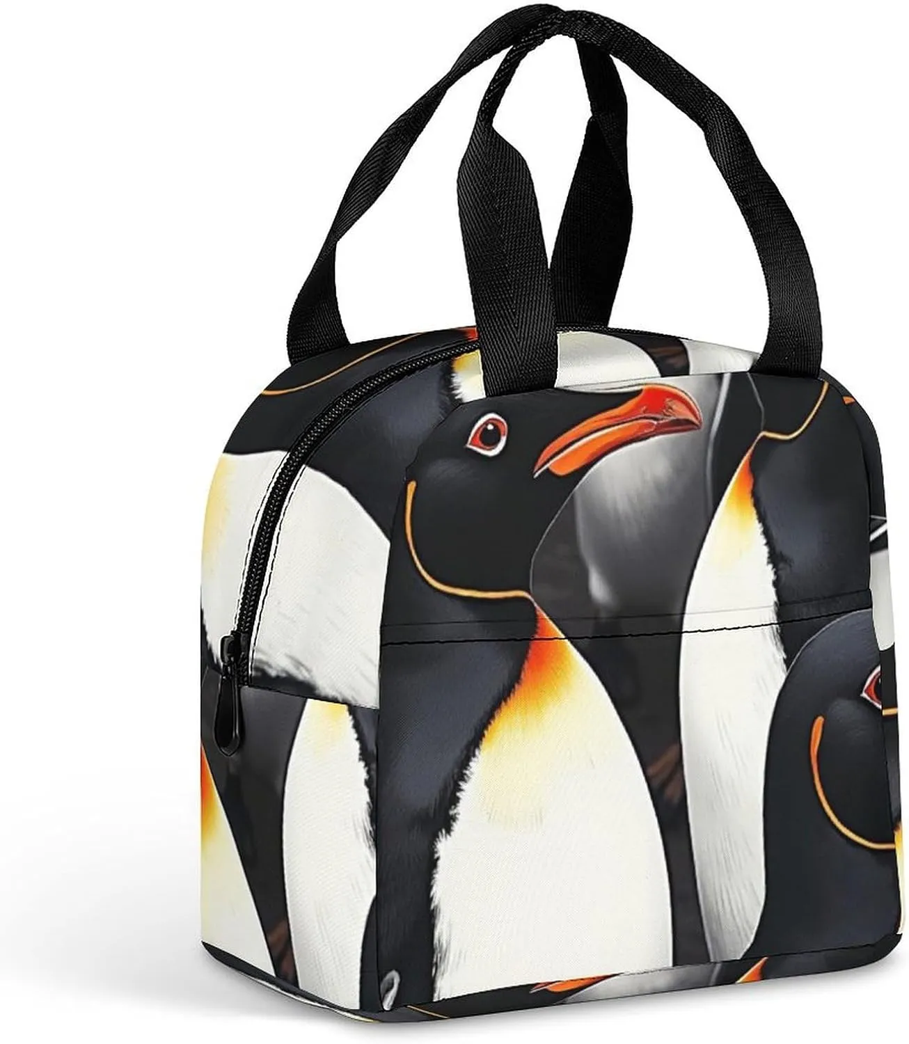 SWEET TANG Waterproof Insulated Lunch Bag Compatible with Puffin Bird for Office, Large Thermal Cooler Tote for Adults Travel