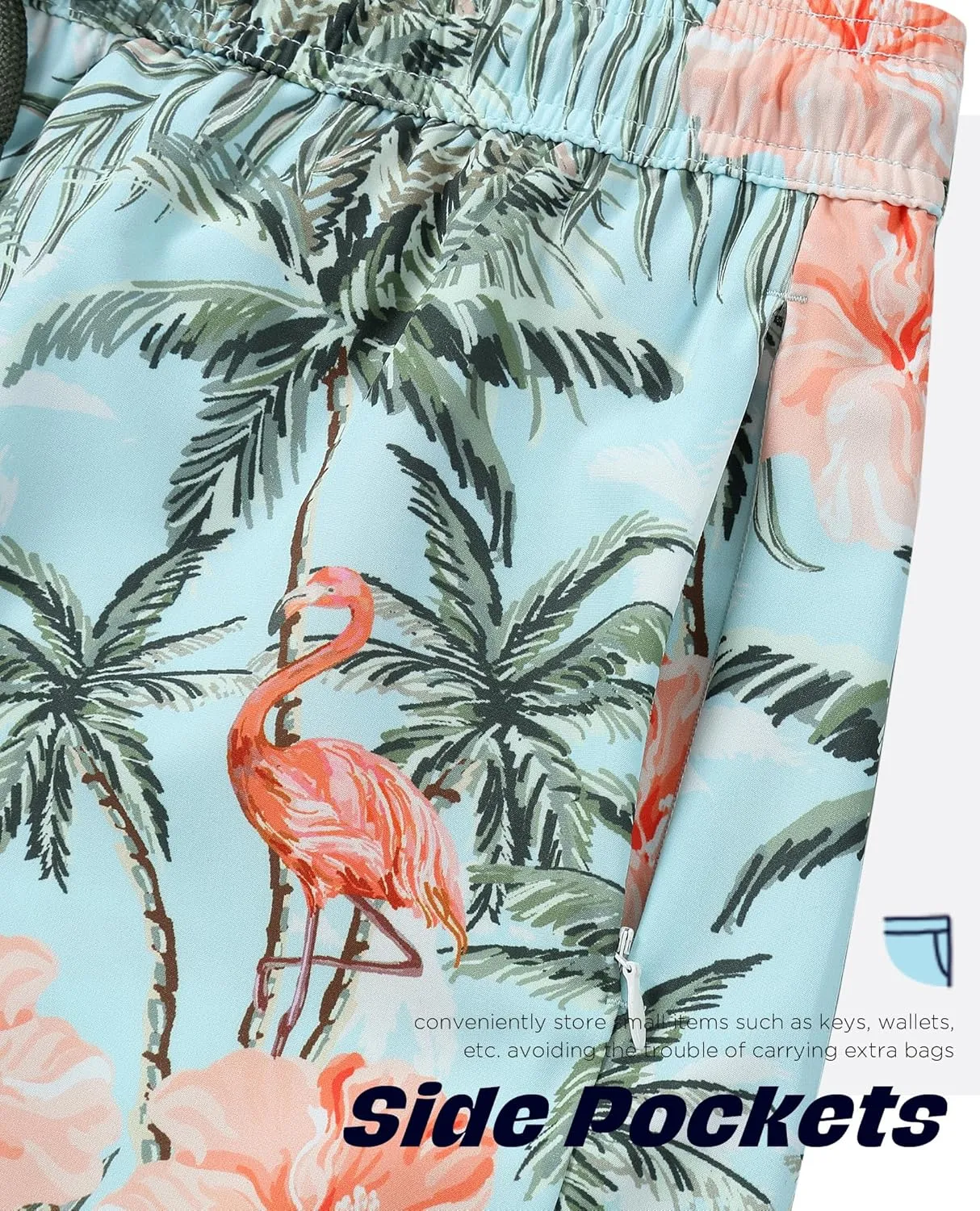 Swimming Trunks for Men Swim Shorts Quick Dry Compression Liners with Pockets Mens Swimsuits