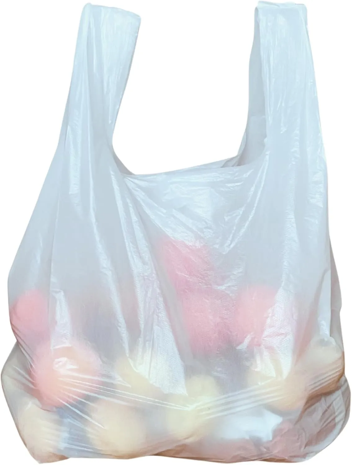 T-shirt Biodegradable White Plastic Bag (120 ct.) Small Can Liners Thank You Grocery Shooping Size Doggy Poop Bags Compatible with Arm & Hammer Swivel Bin & Rake pooper scooper Multipurpose Bags