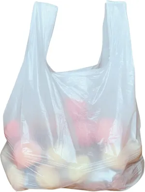 T-shirt Biodegradable White Plastic Bag (120 ct.) Small Can Liners Thank You Grocery Shooping Size Doggy Poop Bags Compatible with Arm & Hammer Swivel Bin & Rake pooper scooper Multipurpose Bags
