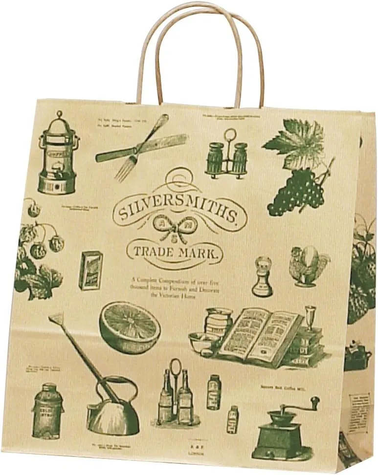 Takajirushi 50-5209 Gift Bags, Handbag, Silversmith, Medium, 50 Sheets