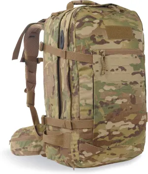 Tasmanian Tiger Mission Pack Mk II, 37L Combat Backpack with Laser Cut MOLLE System, YKK RC Zippers, Multicam