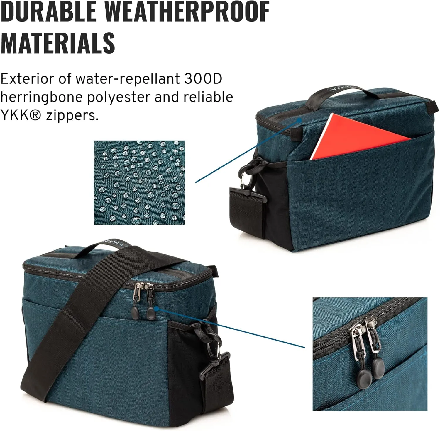 Tenba BYOB Family Camera Case - Black Neoprene Camera Bag - Water Resistant - Protecting and Carrying Cameras