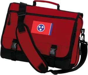 Tennessee Flag Laptop Bag Tennessee Messenger Bag or Computer Bag