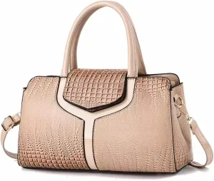 Top handle Satchel bags Shoulder Crossbody Purse Retro Crocodile Hobo Handbag Cluth Purse for Women