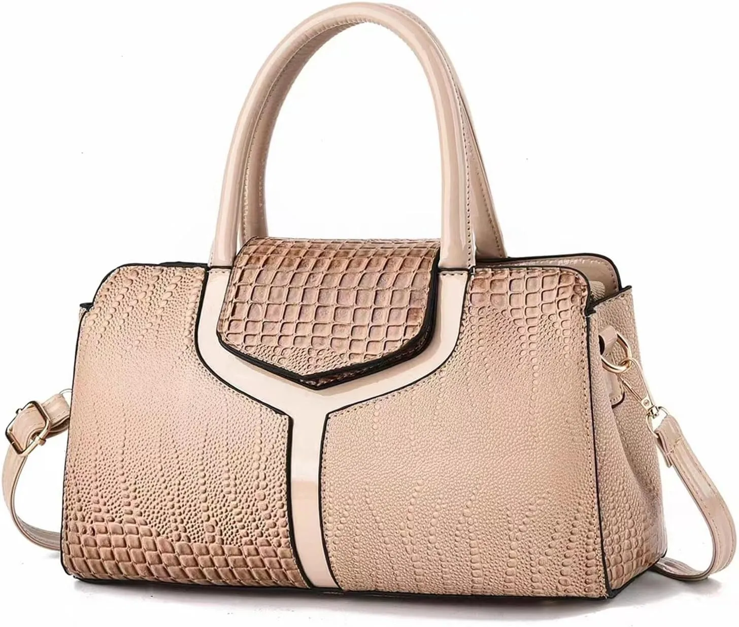 Top handle Satchel bags Shoulder Crossbody Purse Retro Crocodile Hobo Handbag Cluth Purse for Women