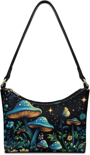 Tote Bag for Women Leather Underarm Purse with Zipper Closure Leather Shoulder Bag for Women