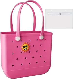 Tote Bag Rubber Beach Bag, Travel Tote Bag waterproof sandproof,Waterproof Zipper Inner Bag,Travel Bags