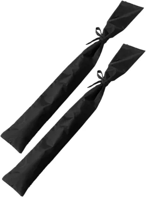 Totority Japanese Sword Bag Multifunctional Sword Carrying Case Bamboo Wooden Storage Black 130cm