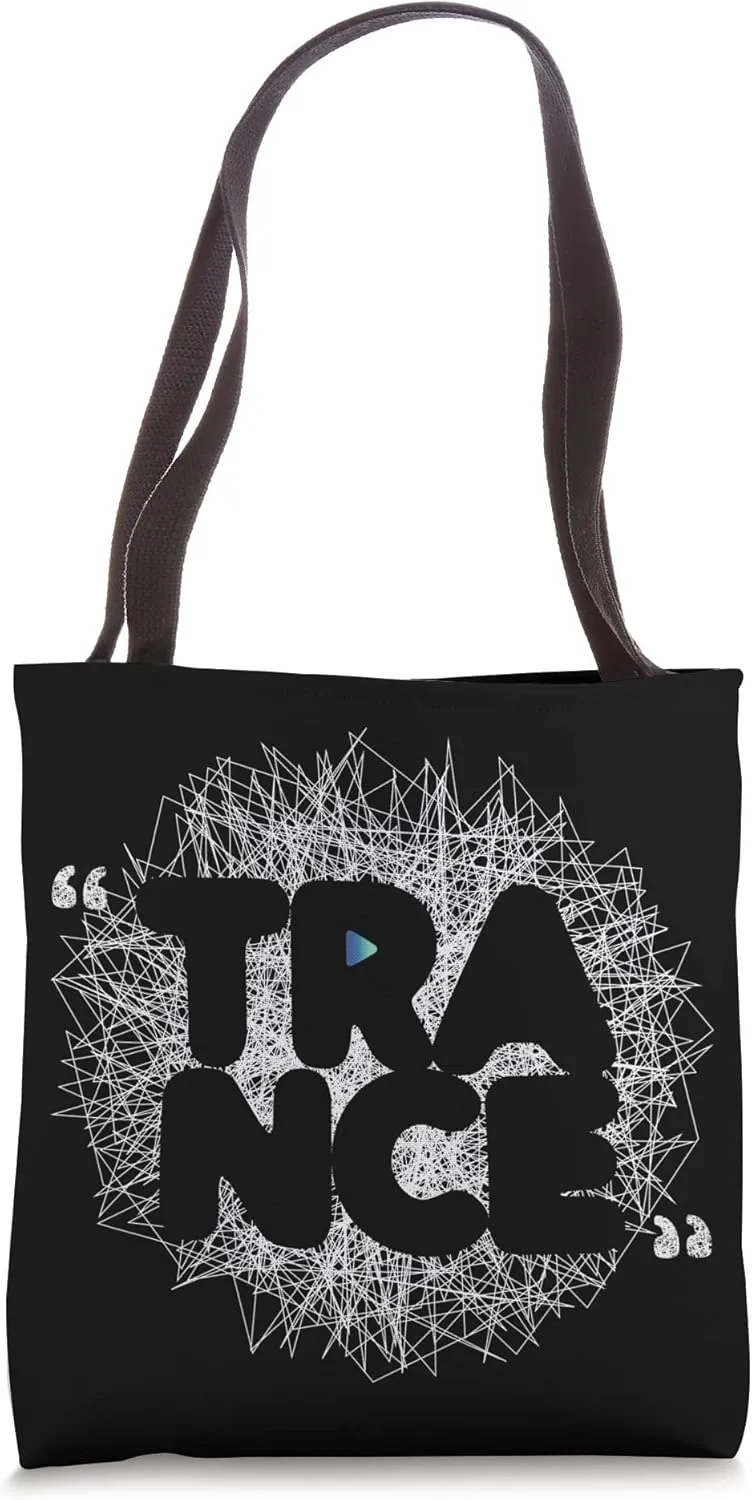 Trance - Cool Electronic Dance Music Design for Dj Tote Bag