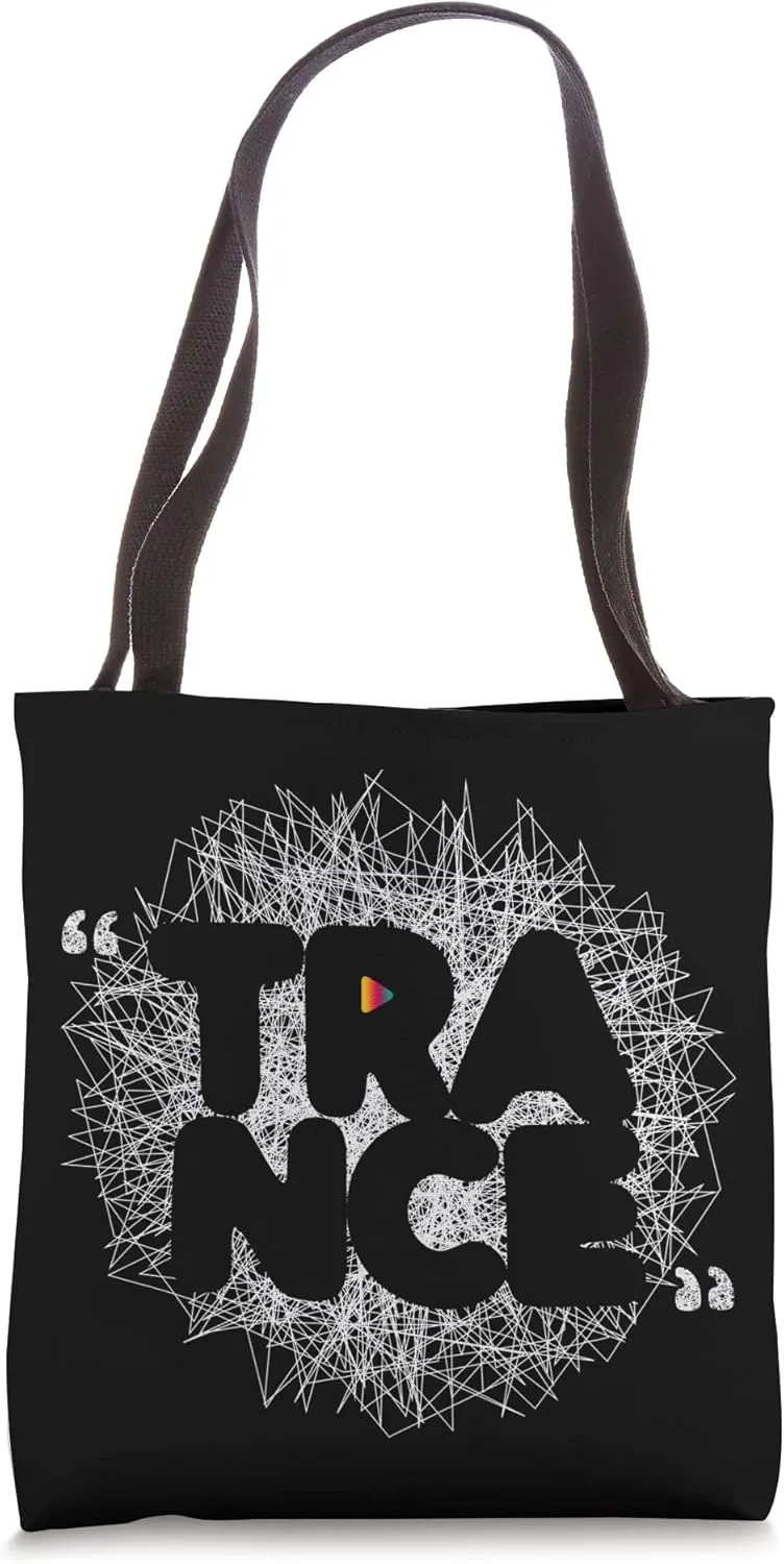 Trance - Cool Electronic Dance Music Design for Dj Tote Bag