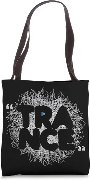Trance - Cool Electronic Dance Music Design for Dj Tote Bag